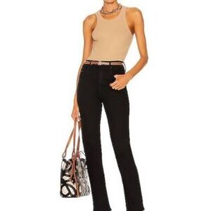 MOTHER High Waisted Rider Skimp in Not Guilty